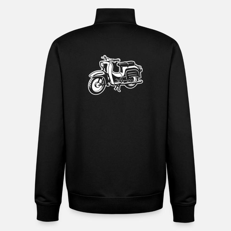 Schwalbe - Image différente - Sweat zippé unisexe en coton bio Stanley/Stella - noir