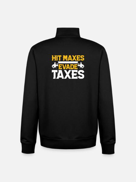 Power Temple Style: Max-Power Humor - Unisex Organic Zip Sweatshirt by Stanley/Stella - black