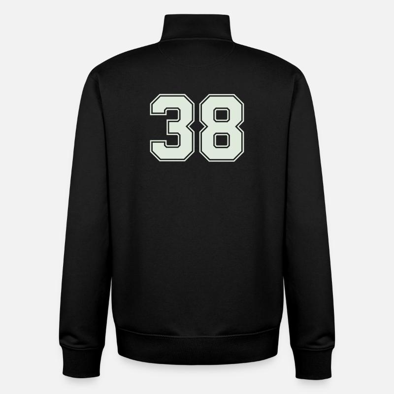 38- - Sweat zippé unisexe en coton bio Stanley/Stella - noir