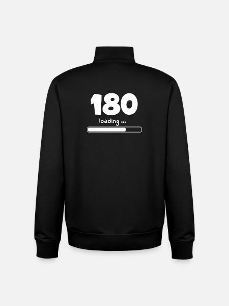 Dart-180-loading - Unisex Organic Zip Sweatshirt by Stanley/Stella - black