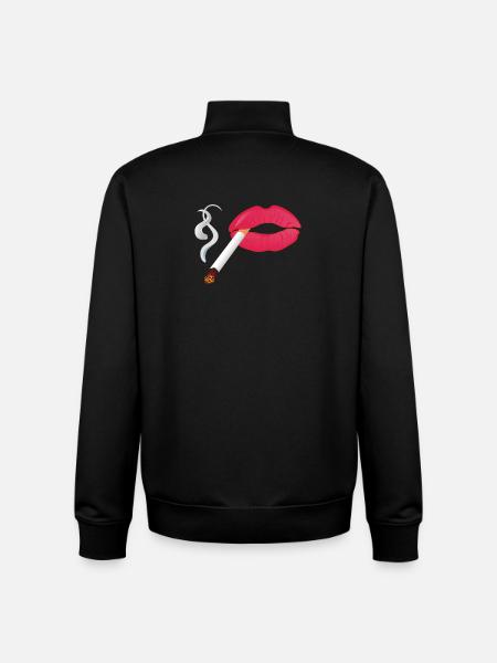Smoker - Unisex Organic Zip Sweatshirt by Stanley/Stella - black