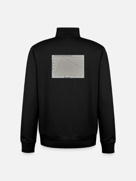 Alterliche Farbenwahrnehmung - Unisex Organic Zip Sweatshirt von Stanley/Stella - Schwarz