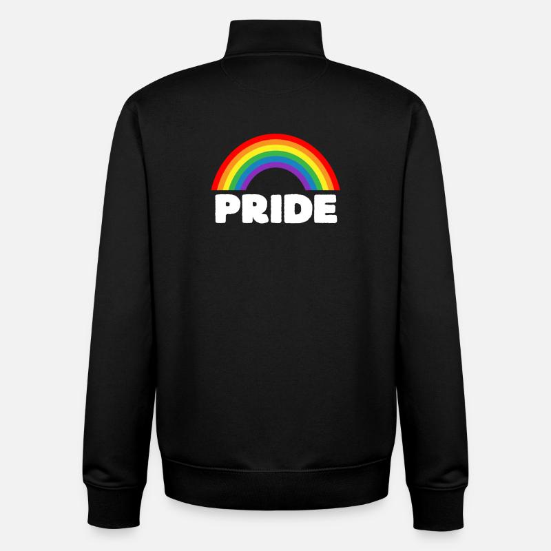 Pride - Unisex Organic Zip Sweatshirt by Stanley/Stella - black