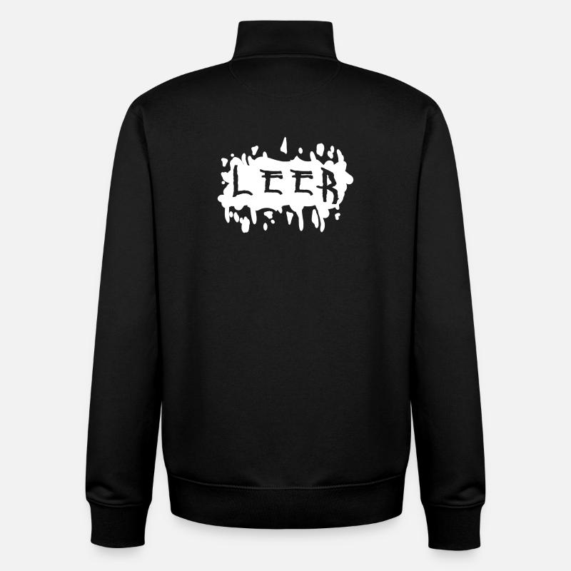 punk splash - Unisex Organic Zip Sweatshirt by Stanley/Stella - black