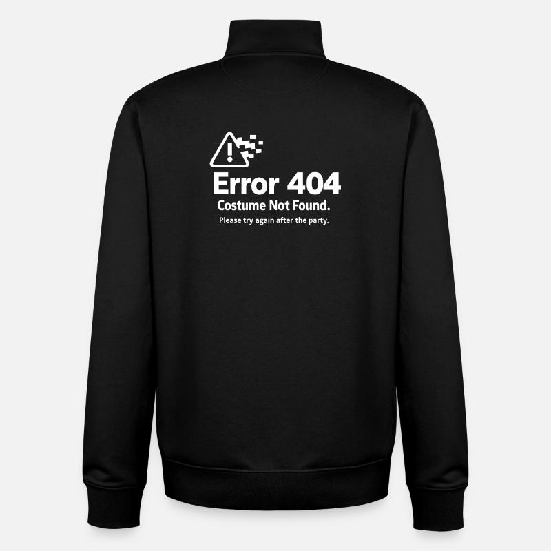 Erreur 404 Costume non trouvé - Sweat zippé unisexe en coton bio Stanley/Stella - noir