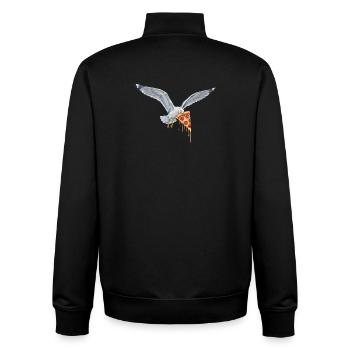 Boulderer Colorsplash Boulder Bouldern - Unisex Organic Zip Sweatshirt von Stanley/Stella - Schwarz - Hinten - AI Model Male 185 light (185cm)