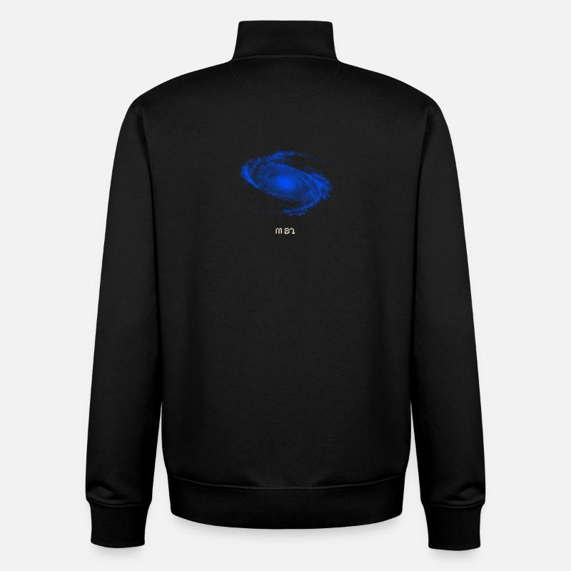 M81 - Bode's Galaxy - Unisex Organic Zip Sweatshirt by Stanley/Stella - black