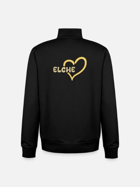 Elche als Urlaub - Unisex Organic Zip Sweatshirt von Stanley/Stella - Schwarz