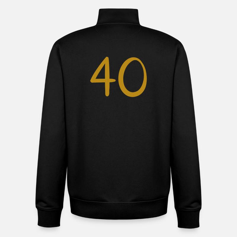 40 - Unisex Organic Zip Sweatshirt von Stanley/Stella - Schwarz