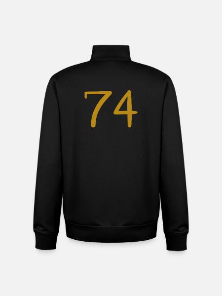 74 - Sweat zippé unisexe en coton bio Stanley/Stella - noir