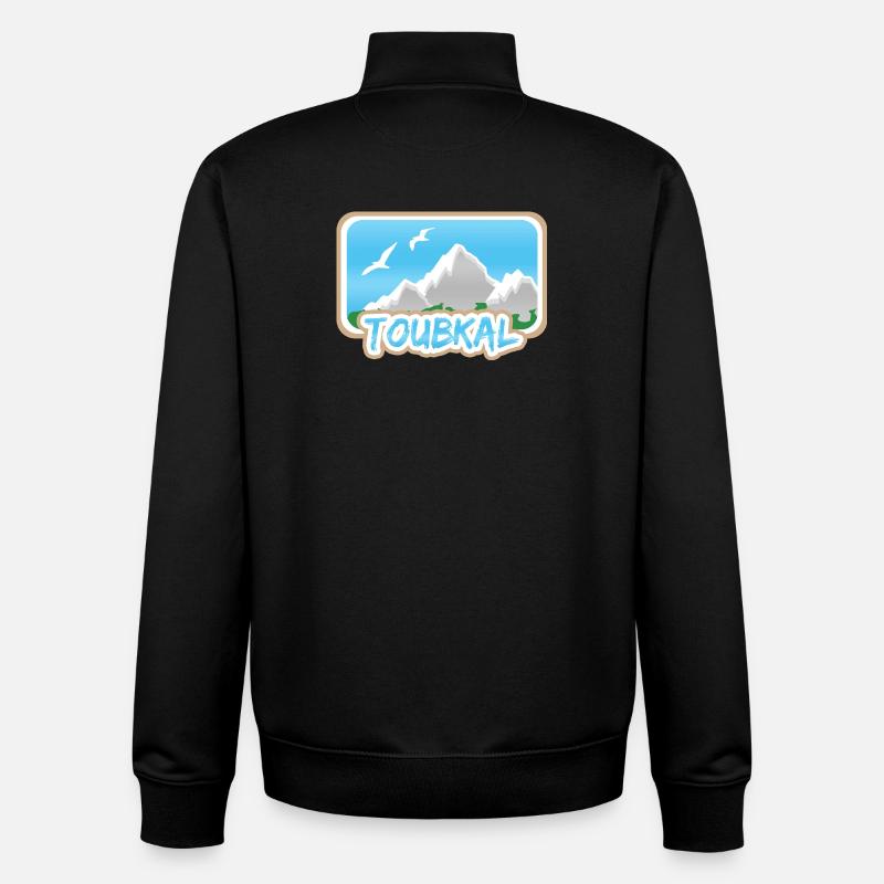 Toubkal - Unisex Organic Zip Sweatshirt by Stanley/Stella - black