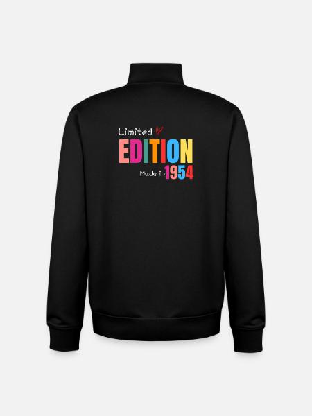 Limited edition Made in 1954 - Unisex Organic Zip Sweatshirt by Stanley/Stella - black