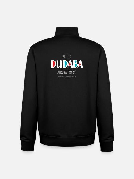 J’avais l’habitude de douter (sombre) - Sweat zippé unisexe en coton bio Stanley/Stella - noir