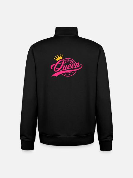 Beer Pong Queen 3 - Unisex Organic Zip Sweatshirt von Stanley/Stella - Schwarz