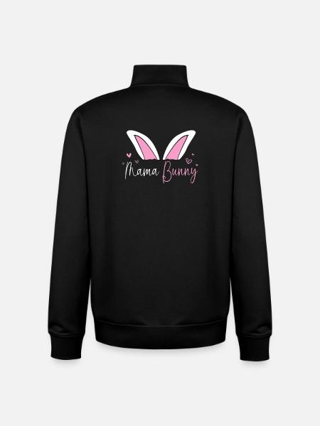 Werdende Mutter Ostern Gender Reveal - Unisex Organic Zip Sweatshirt von Stanley/Stella - Schwarz
