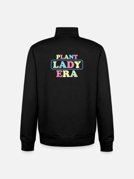 Pastel Lady Plant Era - Unisex Organic Zip Sweatshirt by Stanley/Stella - black