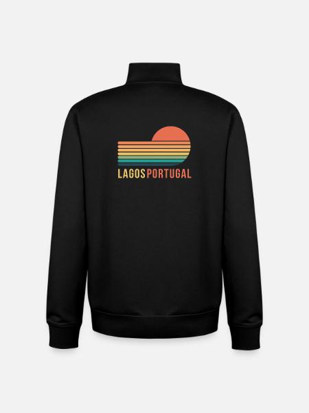 Lagos, Portugal - Unisex Organic Zip Sweatshirt von Stanley/Stella - Schwarz