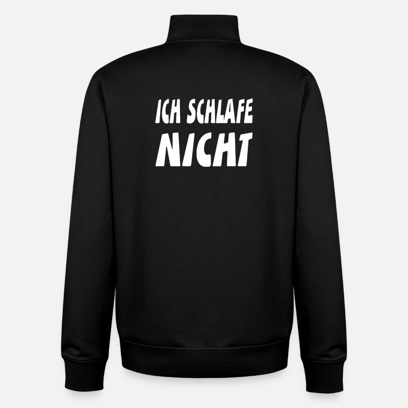 Schlafen - Unisex Organic Zip Sweatshirt von Stanley/Stella - Schwarz