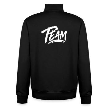 Équipe - Sweat zippé unisexe en coton bio Stanley/Stella - noir - Dos - AI Model Male 185 light (185cm)