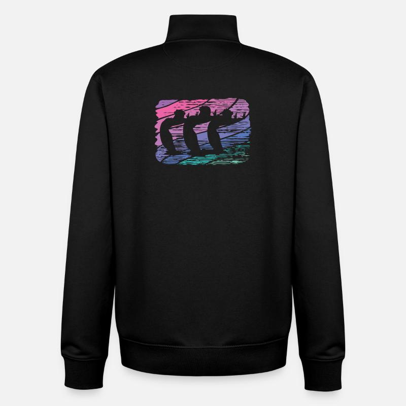 Artistic Swim Team Synchronschwimmen - Unisex Organic Zip Sweatshirt von Stanley/Stella - Schwarz