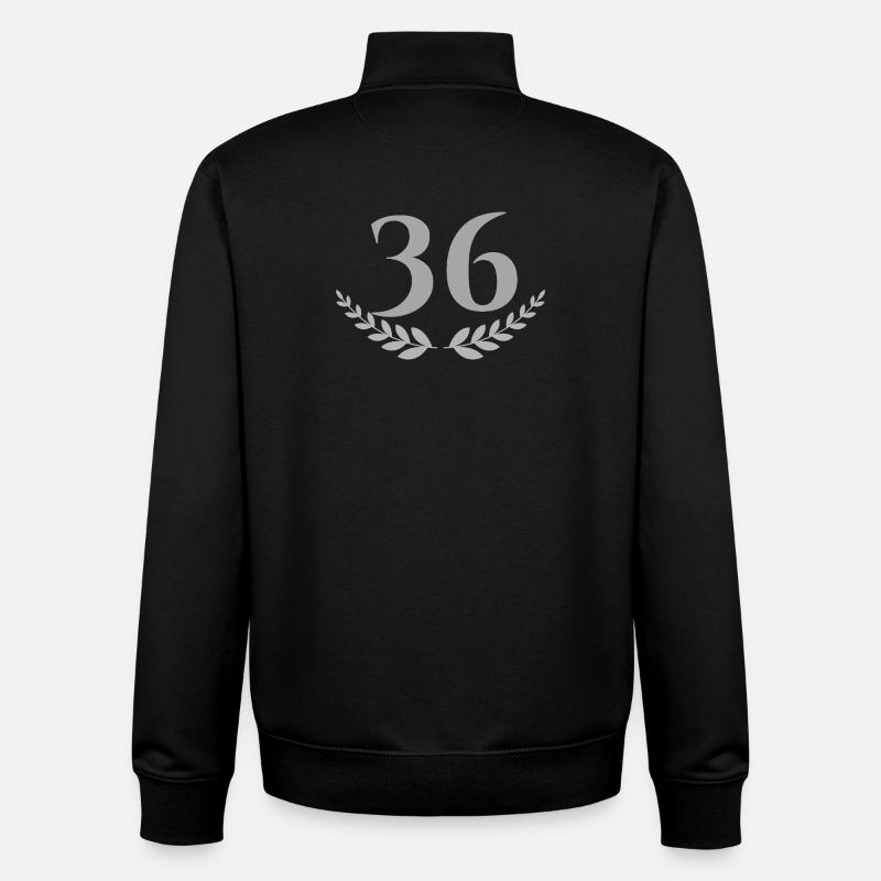 36 - Unisex Organic Zip Sweatshirt by Stanley/Stella - black