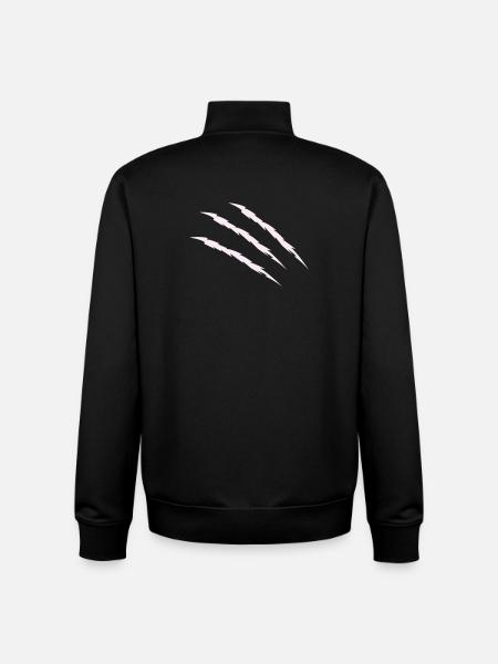 krallen_scars - Unisex Organic Zip Sweatshirt by Stanley/Stella - black