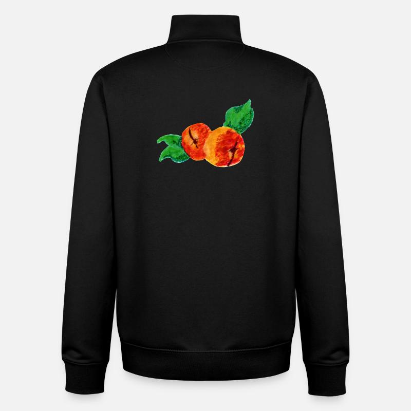 Style abricot - Sweat zippé unisexe en coton bio Stanley/Stella - noir