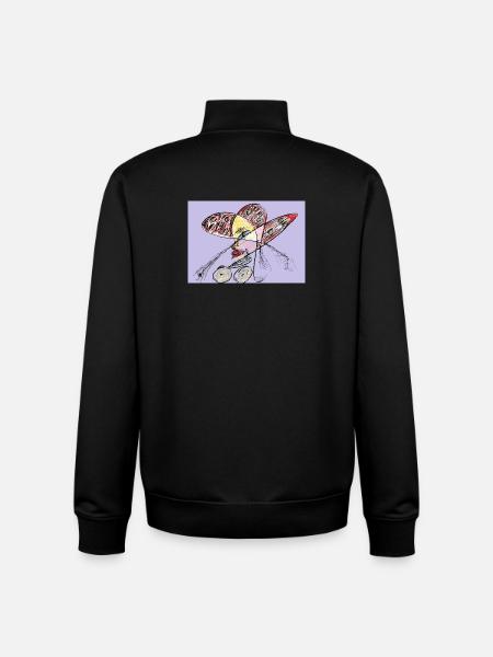 Der High-Fashion-Bürger - Unisex Organic Zip Sweatshirt von Stanley/Stella - Schwarz
