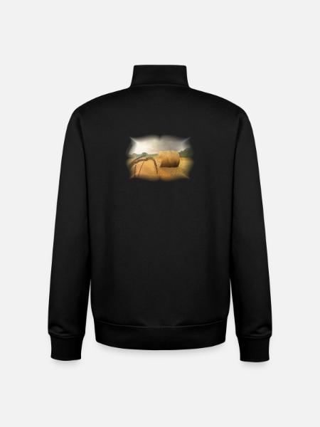 Ernte - Unisex Organic Zip Sweatshirt von Stanley/Stella - Schwarz