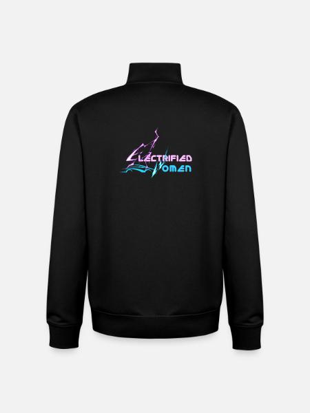 electrified women lightning - Unisex Organic Zip Sweatshirt von Stanley/Stella - Schwarz
