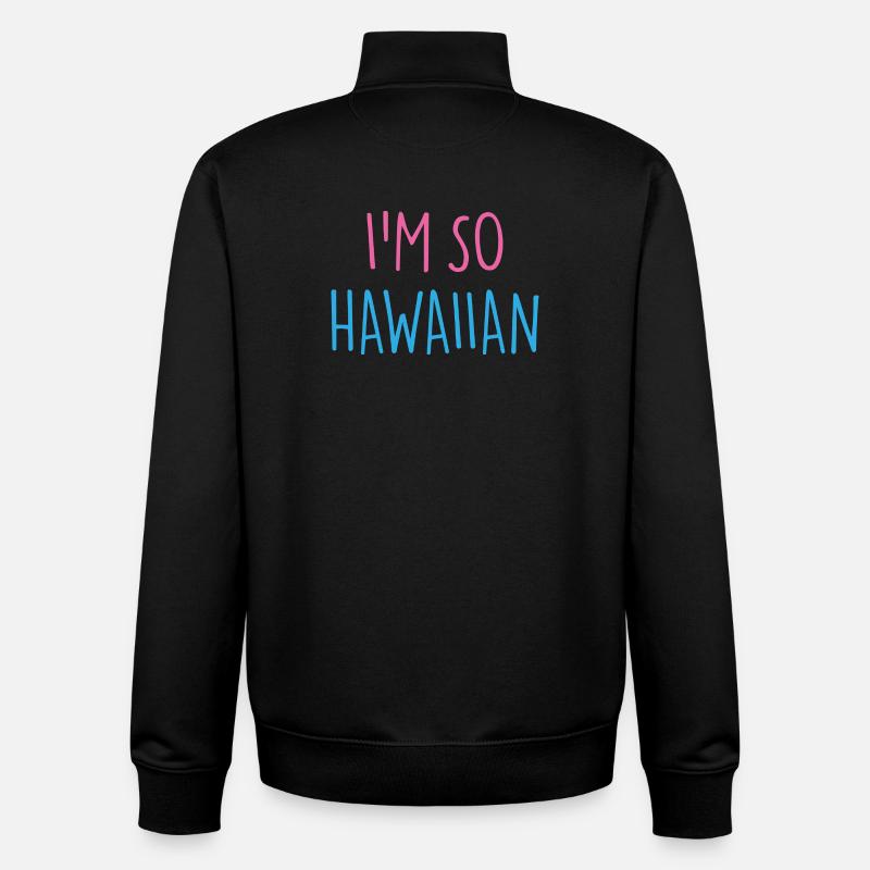 I'M SO HAWAIIAN - Unisex Organic Zip Sweatshirt von Stanley/Stella - Schwarz