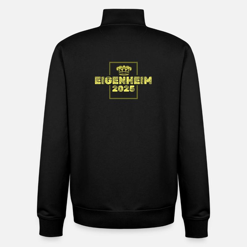 Eigenheim 2025 - Unisex Organic Zip Sweatshirt von Stanley/Stella - Schwarz