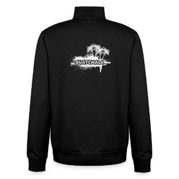 Le Guatemala comme jour férié - Sweat zippé unisexe en coton bio Stanley/Stella - noir - Dos - AI Model Male 185 light (185cm)