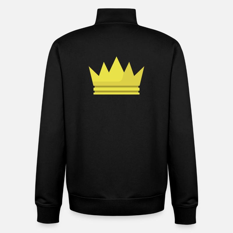Krone - Unisex Organic Zip Sweatshirt von Stanley/Stella - Schwarz