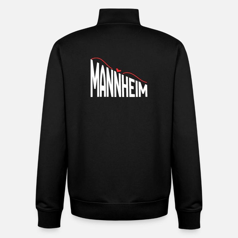 Mannheim - Unisex Organic Zip Sweatshirt von Stanley/Stella - Schwarz