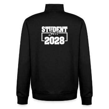 seit 2028 - Unisex Organic Zip Sweatshirt von Stanley/Stella - Schwarz - Hinten - AI Model Male 185 light (185cm)