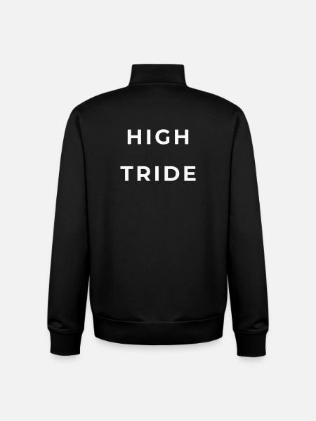 High Pride Bold Typography - Unisex Organic Zip Sweatshirt by Stanley/Stella - black