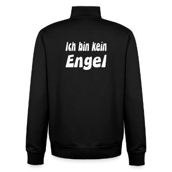 Angel - Unisex Organic Zip Sweatshirt by Stanley/Stella - black - Back - AI Model Male 185 light (185cm)