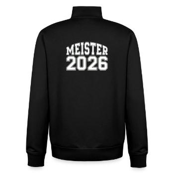 Champion 2026 Logo - Sweat zippé unisexe en coton bio Stanley/Stella - noir - Dos - AI Model Male 185 light (185cm)
