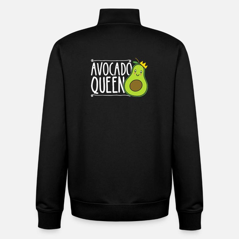 Reine des avocats - Sweat zippé unisexe en coton bio Stanley/Stella - noir