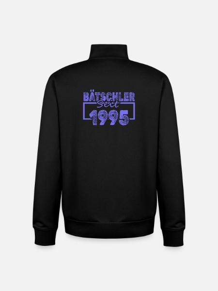 Jungeselle 1995 - Unisex Organic Zip Sweatshirt von Stanley/Stella - Schwarz