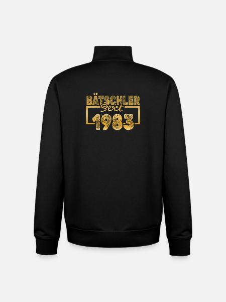 1983 - Unisex Organic Zip Sweatshirt von Stanley/Stella - Schwarz