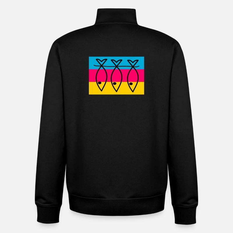 RETRAITE. BONNE RETRAITE. JOYEUSE RETRAITE - Sweat zippé unisexe en coton bio Stanley/Stella - noir
