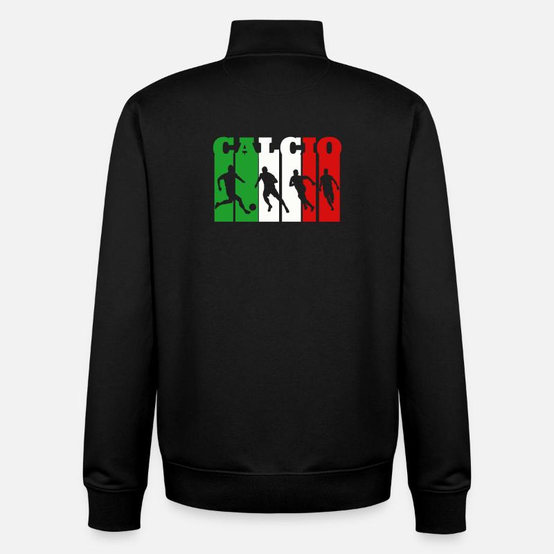 Kalzium - Unisex Organic Zip Sweatshirt von Stanley/Stella - Schwarz