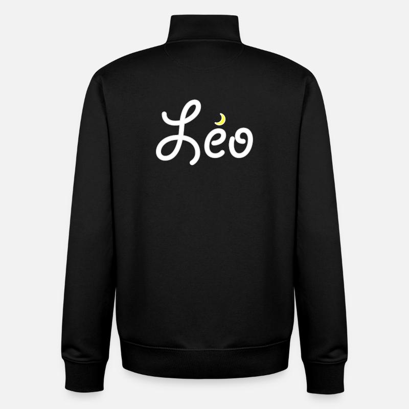 Léo - Sweat zippé unisexe en coton bio Stanley/Stella - noir