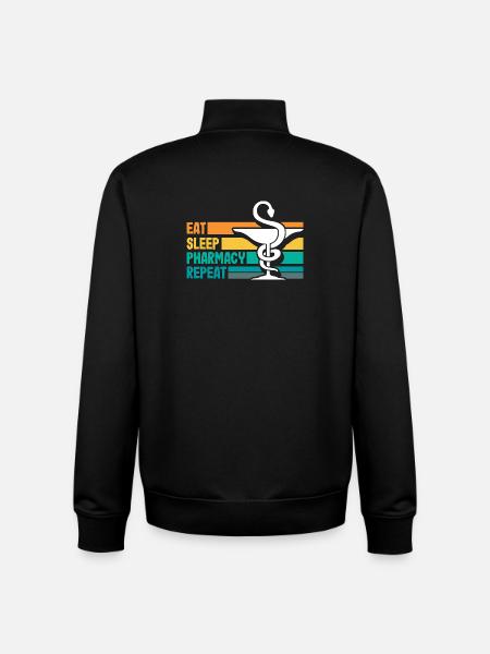 Apotheker Pharmazeutisch-technischer - Unisex Organic Zip Sweatshirt von Stanley/Stella - Schwarz