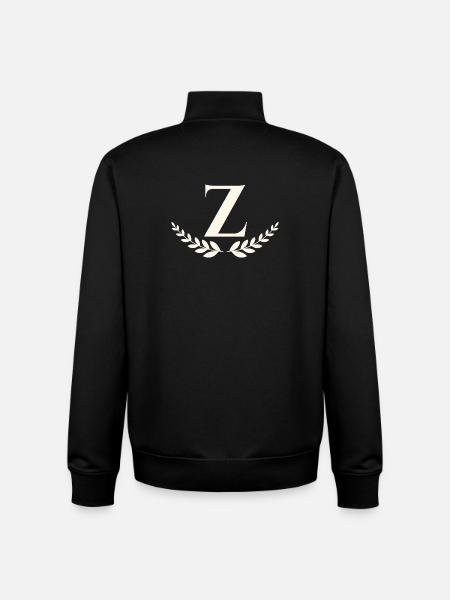 Z - Unisex Organic Zip Sweatshirt von Stanley/Stella - Schwarz