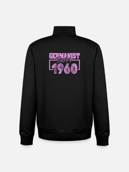 1960 - Unisex Organic Zip Sweatshirt von Stanley/Stella - Schwarz