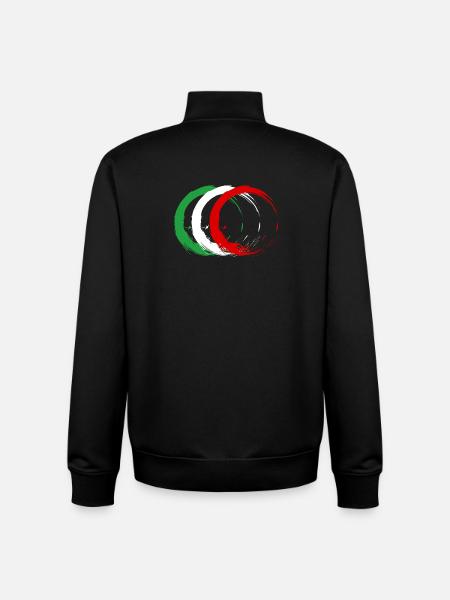 Iran - Sweat zippé unisexe en coton bio Stanley/Stella - noir