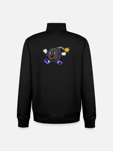 Bombshell Jogger Jogging Sports - Unisex Organic Zip Sweatshirt by Stanley/Stella - black